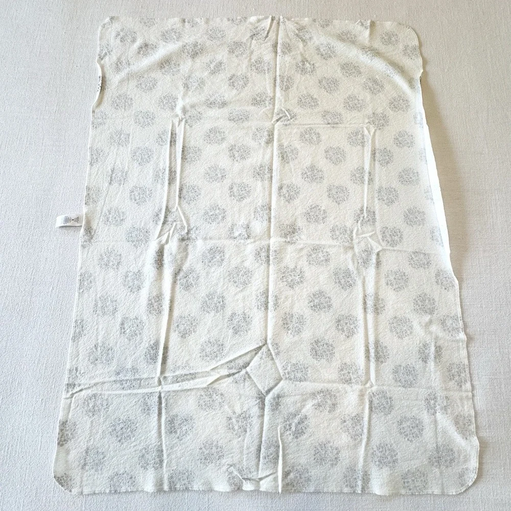 Carter's Baby Receiving Blanket Heart Bouquet Floral Flowers Vintage-Inspired